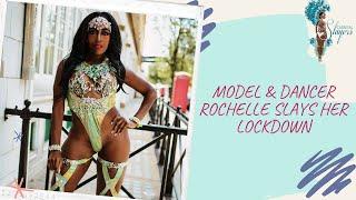 MODEL/DANCER ROCHELLE WITH CARNIVAL SLAYERS, ON NOTTING HILL CARNIVAL, LOCKDOWN & MORE