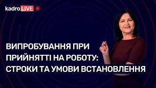 Випробування при прийнятті на роботу: строки та умови встановлення №81(135) 26.10.21