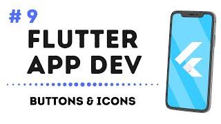 Buttons & Icons - Flutter App Development #9 | English| Productivv Academy