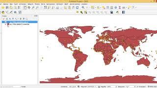 1 Уроки QGIS - Интерфейс.