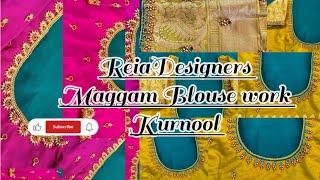  Maggam Blouse work  Bridal design  2025 latest bridal Blouse work  ReiaDesigners #maggamblouse