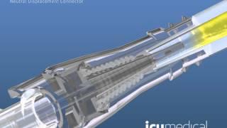 MicroClave Clear Internal Fluid Path (small clip showing fluid path)