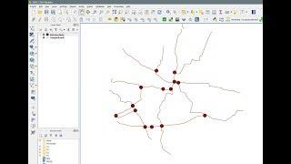 QGIS - Line Intersections - Create point at line crossing each other or at line intersection