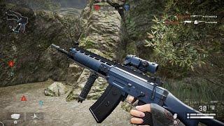 Warface Weapons - SIG 551 - Navy Blue Skin - Team Deathmatch - Crossing