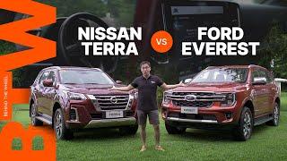 Ford Everest Titanium+ 4x4 Vs. Nissan Terra VL 4x4 | AutoDeal Comparo