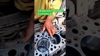 six cylinder diesel engine piston fitting #engine #pistons #mechanic #skills #restoration #shorts