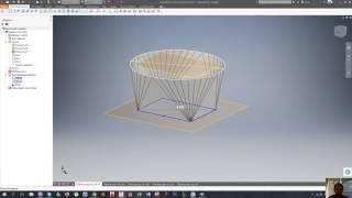 Создание перехода круг квадрат и развертки для плазмы и сварки Autodesk Inventor