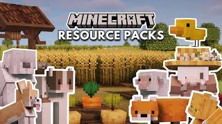 13 Cottagecore Resource Packs for your MINECRAFT FARM! 【Minecraft Java 1.19 +】