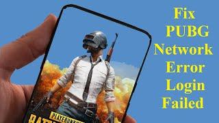 How to Fix PUBG Network Error Login Failed!!