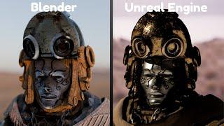 Blender 4.3 VS Unreal Engine 5 : *Depth Of Field* Camera COMPARISON