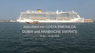 Costa Esmeralda, Kreuzfahrt Dubai und arabische Emirate 2025