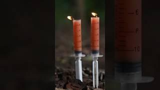 Genius Survival Candle Hack: Smart Idea and Useful.#survival#bushcraft #camping #outdoors #lifehacks