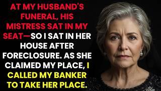 At My Husband's Funeral, His Mistress Sat in My Seat—So I Sat in Her House After Foreclosure