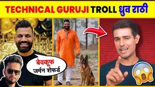 Technical Guruji TROLL Dhruve Rathee  | | Elvish Yadav vs Dhruv Rathee Controversy