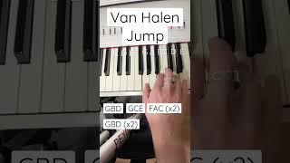 How to play Jump (Van Halen) on piano 