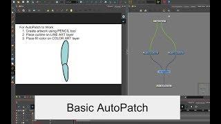 Basic Autopatch in Toonboom Harmony