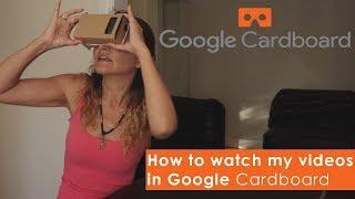 Cynthia Cabello 360 #VR How to watch my videos with #Googlecardboard