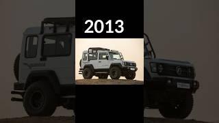 Evolution of Force Gurkha | Old vs New | #shorts #force #gurkha #forcegurkha4x4x4 #car #viralshort