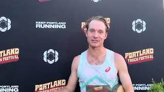 Drew Hunter Wins 5000 meter at the Portland Track Festival