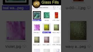 More glass fills on my Mac for stained glass pattern editing. #stainedglass #pattern #software