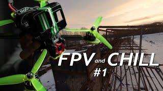 First flight with the Nazgul 5 V2 // Flying in the Snow // FPV + Chill Ep 1