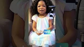 Tiny Talk Show Stars: Ellen & Oprah as Kids! #talkshow #ellen #oprah #cutekids #ai #funnyshorts