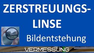 Zerstreuungslinse - Bildentstehung