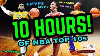 10 Straight Hours of NBA Top 10s