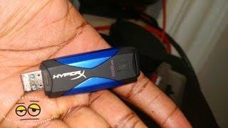 Kingston DataTraveler HyperX USB 3 0 Flash Drive Review-128GB