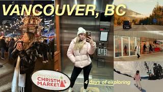 72 hours in Vancouver, British Columbia | whistler, christmas markets, downtown