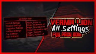 【CS 1.6】Vermillion Hack 2019  All Settings For Vermillion   Settings Pack  By Demon