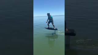 1st time on Fliteboard Ultra efoil with Flow S 900 Hydrofoil wing