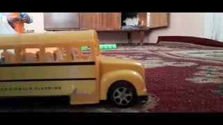 Children's toy, children's bus, school bus