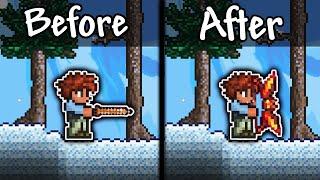 Terraria, but my weapon is randomized every minute...