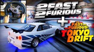 Paul Walker's Skyline but it's Tokyo Drift with Steering Wheel (CarX) | Home Racer