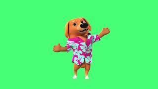 Green Screen Animated 3D Dog 4K Video, #copyrightfree #greenscreeneffects #royaltyfree