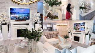 Extreme Family Room Makeover | DIY Stone Wall | Home Updates 2025