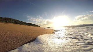 Waves Washing onto The Beach - Royalty Free Nature HD Video Stock Footage