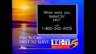 HIV PSA WMC-TV Memphis (October 12th, 1997)