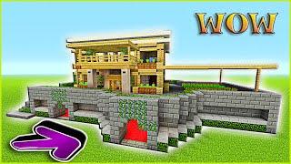 Minecraft Tutorial: How To Build A Suburban House | Minecraft Survival House | Birch