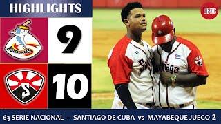  63 Serie Nacional | Highlights: Mayabeque vs. Santiago de Cuba Juego 2 (3/4/24)