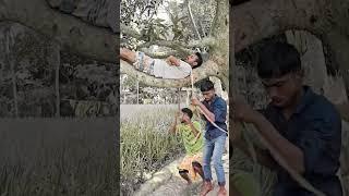 The man is lying in the grove of trees. #funny #comedy #comedyvideos #shorts #funnyshorts