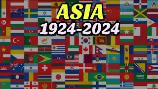 Evolution Of Asian FLAGS From 1924-2024 |RB PROJECTS |