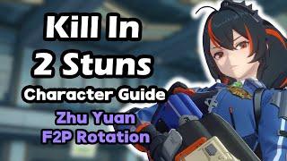 F2P Zhu Yuan Stun Rotation - ZZZ Character Guide