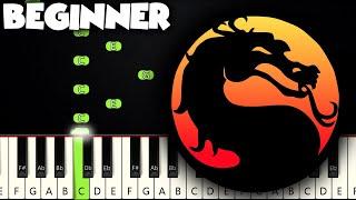 Mortal Kombat Theme | BEGINNER PIANO TUTORIAL + SHEET MUSIC by Betacustic