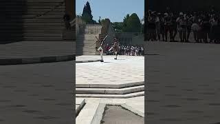 Evzones Greek Presidential Guard ( Τomb of Unknown Soldier ) Monument in Athens   11 - 6  - 2025
