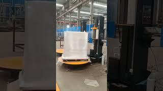 pallet wrapping machine with scale