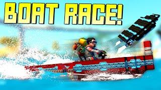 We Can FINALLY Do Custom Boat Races in Creative Mode! - Scrap Mechanic Multiplayer Monday