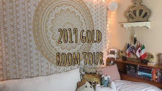 2019 GOLD Themed Room Tour | Chloe Renee