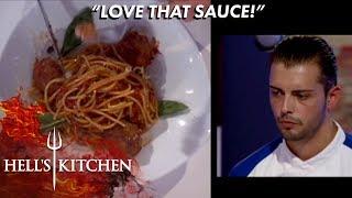 Gordon Ramsay Loves Frank's Pasta Sauce | Hell's Kitchen